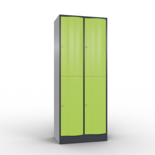 C+P Schließfachschrank Resisto, 4 Fächer