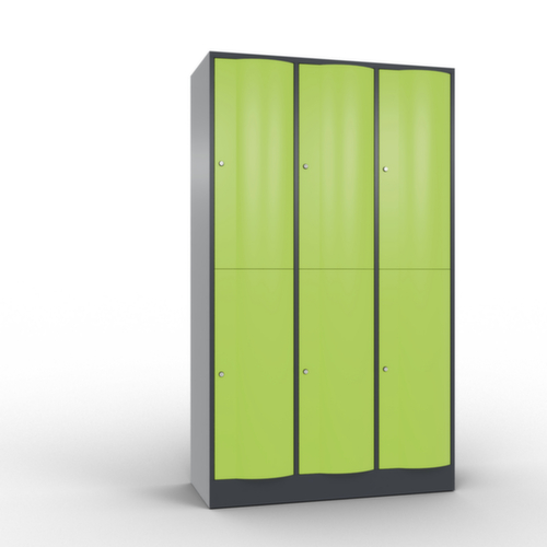 C+P Schließfachschrank Resisto, 6 Fächer