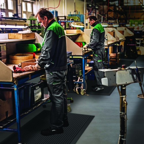 Anti-Ermüdungsmatte Eindhoven mit Luftkammern, Länge x Breite 1200 x 900 mm