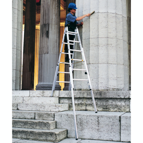 ZARGES Treppenstehleiter, 2 x 6 Sprossen