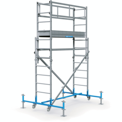 ZARGES Klappgerüst Variomaster T mit höhenverstellbarem Rahmen