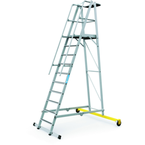 ZARGES Plattformleiter ZAP Safemaster Plus S roll- und klappbar mit Traverse