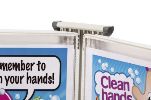 tarifold Antibakterielles Sichttafel-System STERIFOLD, mit 10 Sichttafeln in DIN A4