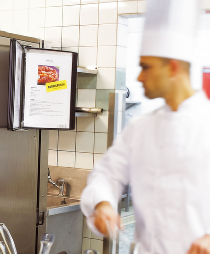 tarifold Wand-Sichttafelsystem, mit 10 Sichttafeln in DIN A4