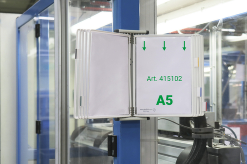 tarifold Sichttafelsystem, mit 10 Sichttafeln in DIN A5