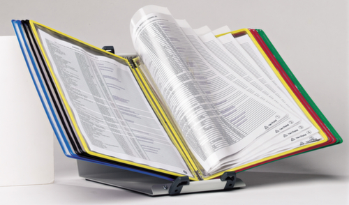 tarifold Tisch-Sichttafelsystem Foldfive, mit 10 Sichttafeln in DIN A4