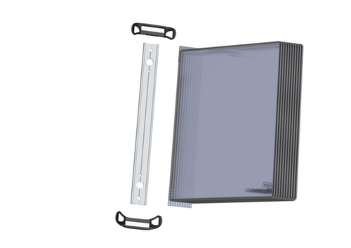 tarifold Wandelement PRO mit PP-Sichttafeln, mit 10 Sichttafeln in DIN A4