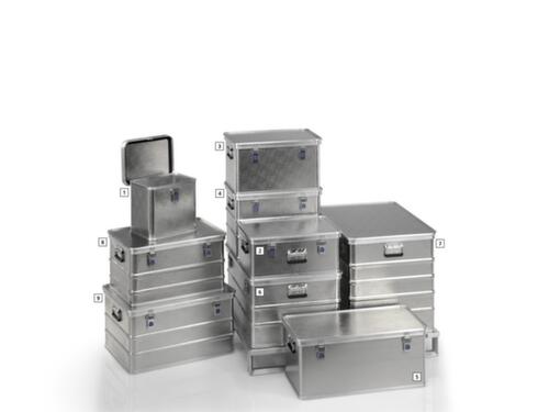 Gmöhling Alu-Transportkiste G®-professional BOX aus Aluminium-Strukturblech