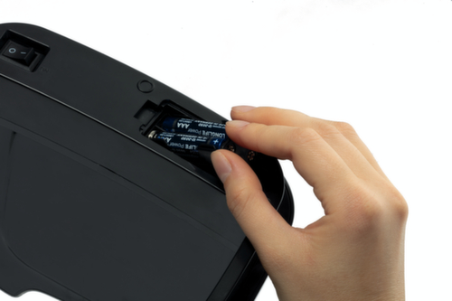 Durable Sensor-Abfallbehälter NO TOUCH aus Edelstahl, 6 l, metallic-silber