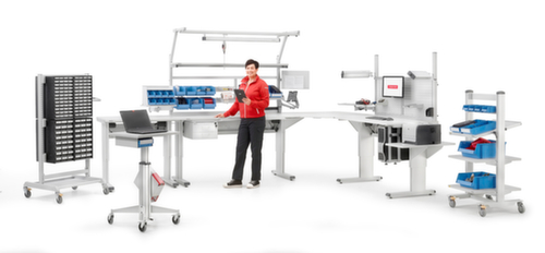 Treston ESD-Magazinwagen für Kleinteilemagazine