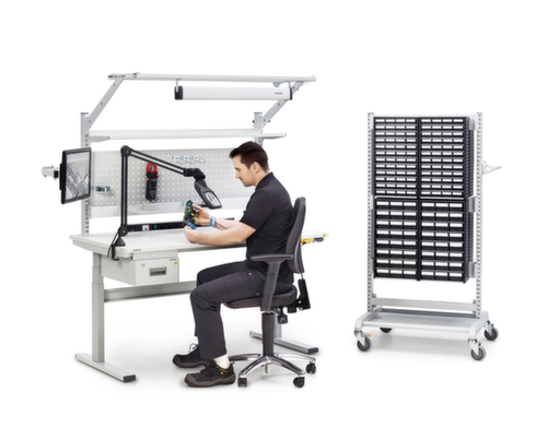 Treston ESD-Magazinwagen für Kleinteilemagazine