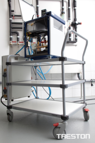 Treston ESD-Tischwagen 1000x430 mm, Traglast 150 kg, 2 Etagen