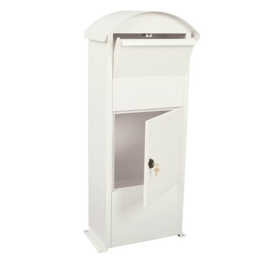 Freistehender Paketkasten Victorian, mattweiß