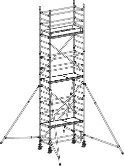Hymer Fahrgerüst 8472 mit Auslegern