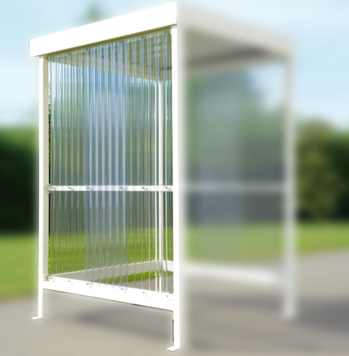 Seitenwand für Raucher-Unterstand