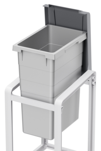 Hailo Abfallsammler ProfiLine ÖKO XL, 38 l, Deckel staubgrau