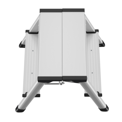 Hailo Beidseitiger Klapptritt D60 StandardLine aus Aluminium, Podesthöhe 400 mm