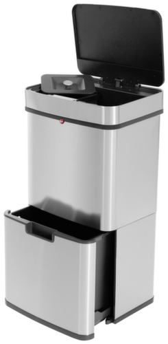 Hailo Mültrenner ÖKO VARIO XL mit Sensordeckel und Schubfach, Inhalt 2 x 25 l/ 1 x 4 l