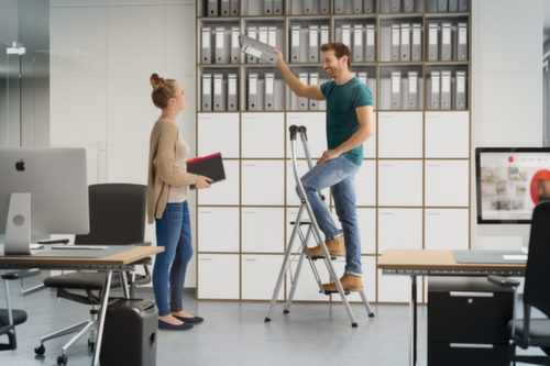 Hailo Komfort-Klapptritt K100 Topline, Podesthöhe 740 mm