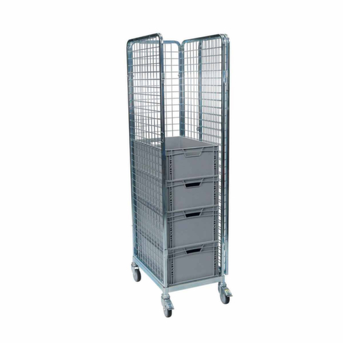 Rollbehälter, Traglast 500 kg, Länge x Breite 680 x 500 mm