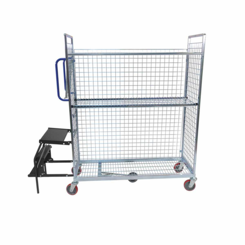 Kommissionierwagen, Traglast 150 kg, 2 Etagen