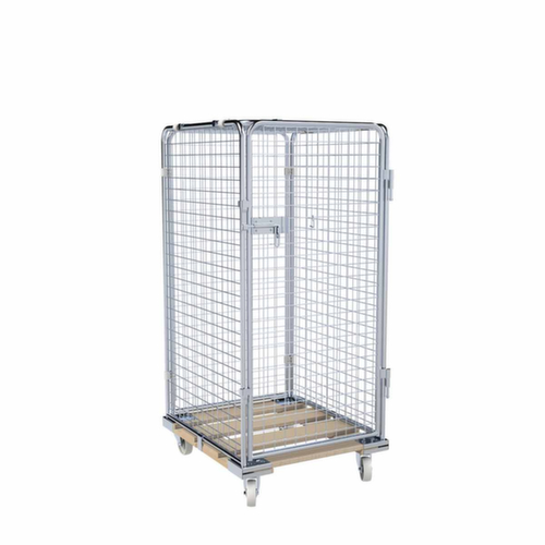 Sicherheitsrollbehälter ADB, Traglast 500 kg, Länge x Breite 810 x 724 mm