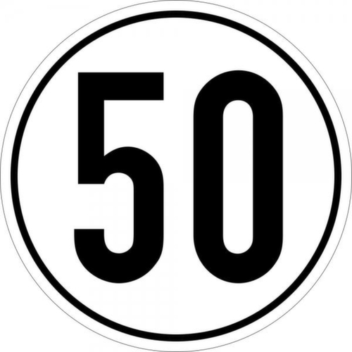 Geschwindigkeitsbegrenzung SafetyMarking® 50 km/h gemäß StVZO