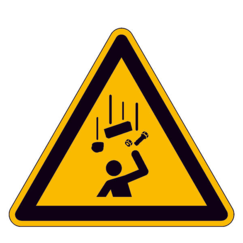 Warnschild SafetyMarking® vor herabfallenden Gegenständen