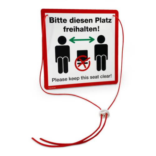 Hinweis-Kombischild SafetyMarking®, "Bitte diesen Platz freihalten!"