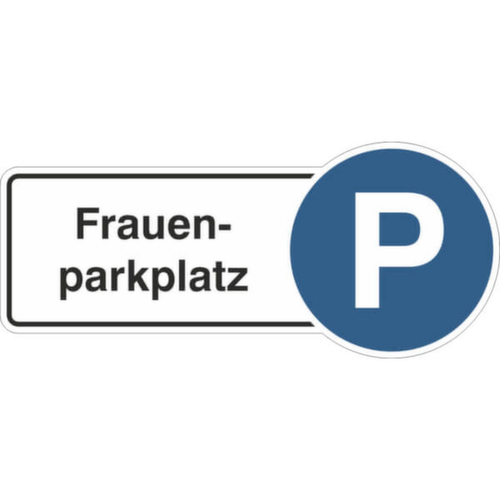 Hinweisschild SafetyMarking®, "Frauenparkplatz"