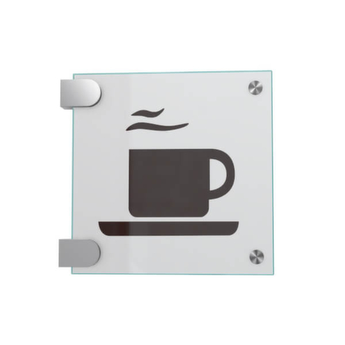 Fahnenschild CRISTALLO, Hochformat 180