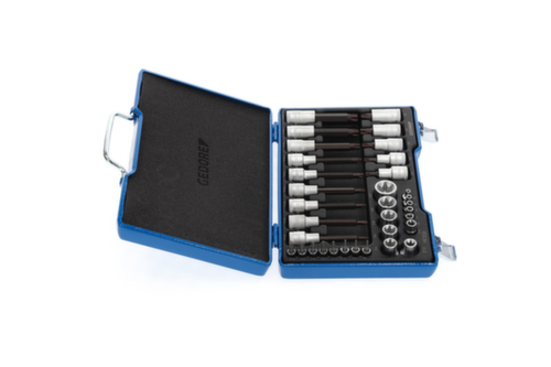 GEDORE 19 TX 20 Schraubendreher-Satz 1/2"+1/4" 34-teilig TX