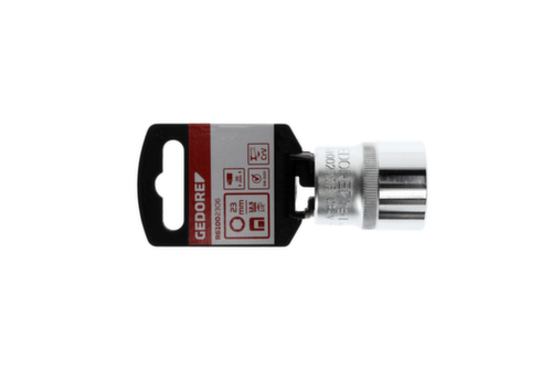 GEDORE R61002306 Steckschlüsseleinsatz 1/2" 6-kant 23 mm Länge 38 mm