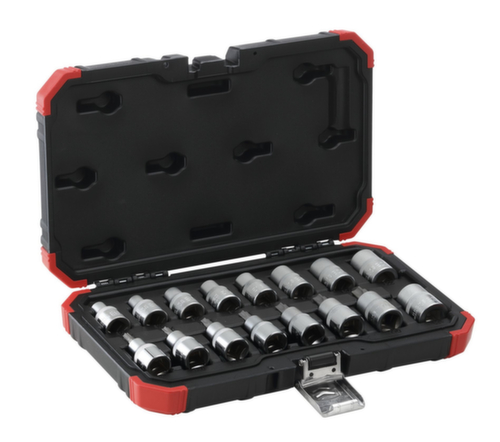 GEDORE RED R68003016 Steckschlüssel-Satz 1/2" TX E10-24T30-70 16-teilig