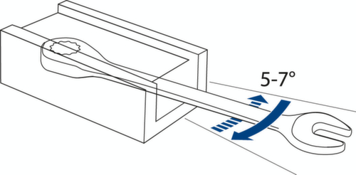 GEDORE 7 R 17 Maulschlüssel mit Ringratsche UD-Profil 17 mm