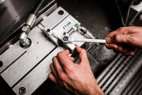 GEDORE 7 R 10 Maulschlüssel mit Ringratsche UD-Profil 10 mm