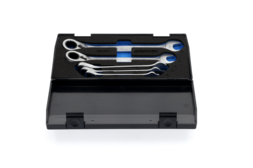 GEDORE 7 UR-005 Satz Maulschlüssel mit Ringratsche