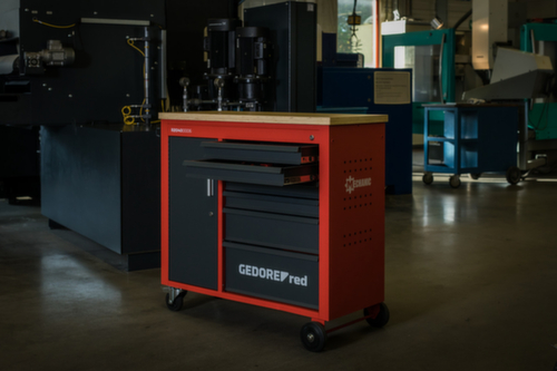 GEDORE R20400006 Werkstattwagen MECHANIC PLUS + 6 Schubladen 988x431x935 mm