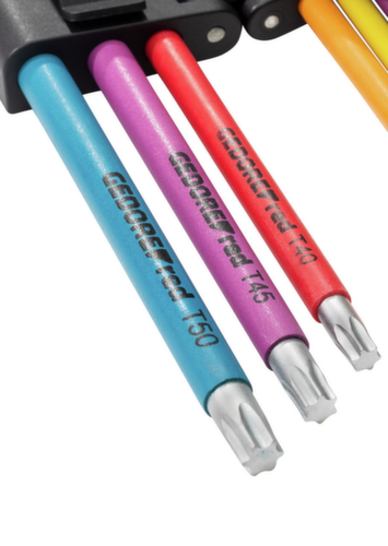 GEDORE R36401009 Winkelschraubendr.Satz TX T10-T50 9tlg mit