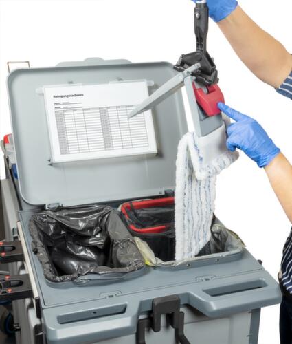 Geschlossener Reinigungswagen VariX, 4x6 l Eimer