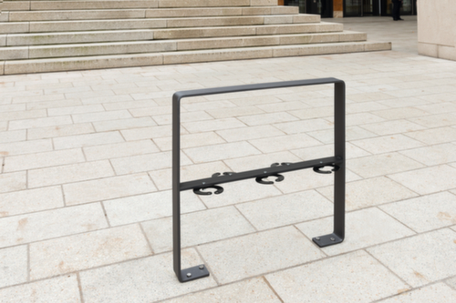 Moravia Fahrrad-Anlehnbügel CITY GILA aus Flachstahl