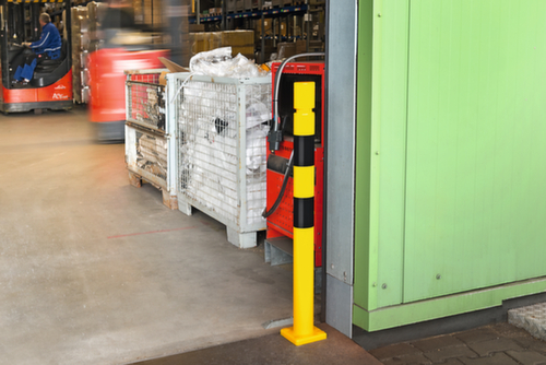 Moravia Nachgebender Rammschutzpoller FLEX, Höhe 1000 mm