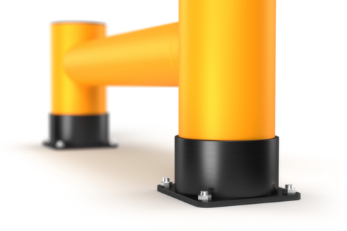 a.m.p.e.r.e. Regalschutz-Planke Rack Mammut®, Höhe x Länge 400 x 1200 mm