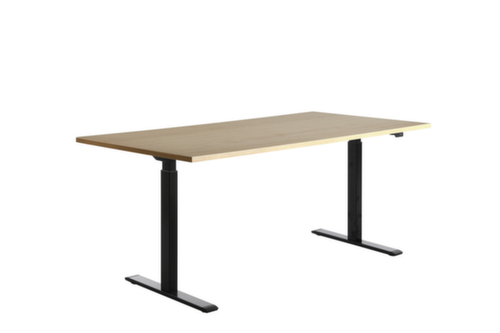 Topstar Elektrisch höhenverstellbarer Schreibtisch E-Table Smart mit T-Fußgestell