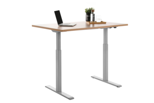 Topstar Elektrisch höhenverstellbarer Schreibtisch E-Table Smart mit T-Fußgestell