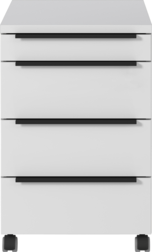 Rollcontainer GW-MAILAND 4377, 3 Schublade(n), lichtgrau/lichtgrau