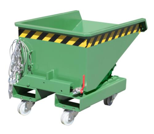 Bauer Niedriger Späne-Kippbehälter mit Abrollmechanik
