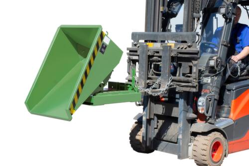 Bauer Niedriger Späne-Kippbehälter mit Abrollmechanik