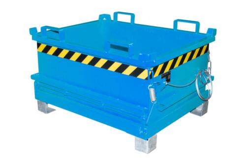 Bauer Mini-Klappbodenbehälter MSB 250 in RAL5012 Lichtblau