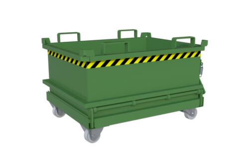 Bauer Mini-Klappbodenbehälter MSB 250 in RAL6011 Resedagrün